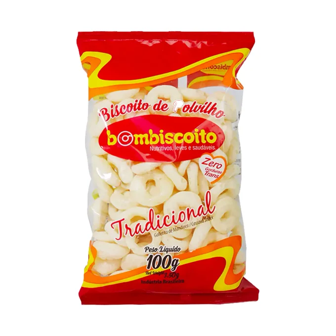 Biscuit de farine de manioc traditionnelle -  BOMBISCOITO