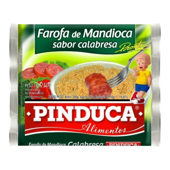 Farine de manioc assaisonnée de Calabresa - PINDUCA