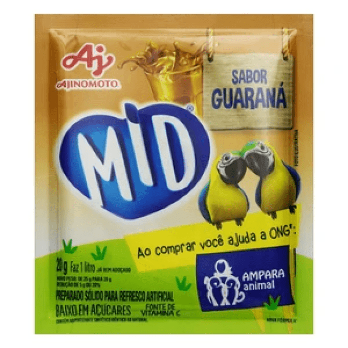 Suco Em Pó Sabor Guarana - MID