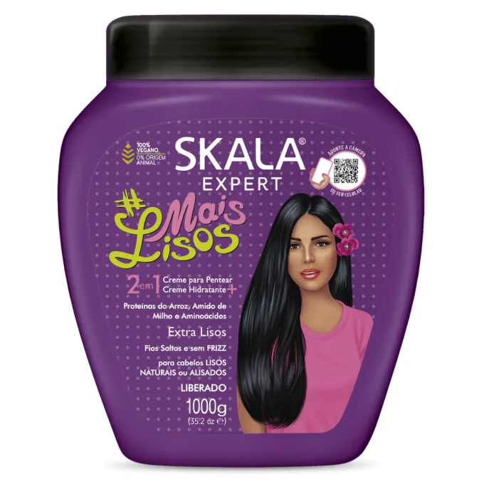 Crèmes capillaire cheveux lisses Mais Lisos - SKALA